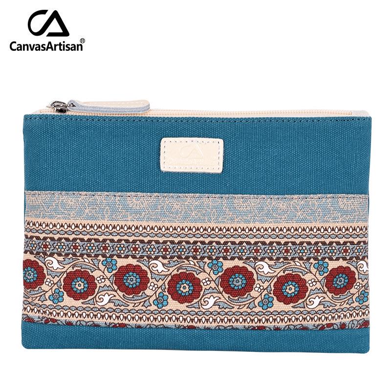 

Сумка для телефона, монет и ключей из холста в винтажном стиле для мужчин и женщин озеро синий