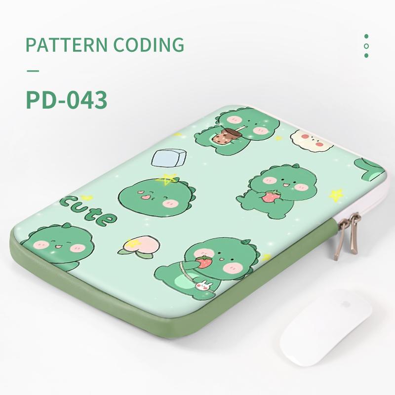 

Чехол для ноутбука из искусственной кожи с рисунком динозавра, противоударный чехол для ноутбука 13,3 14 15,6 дюймов для Macbook Hp Dell Lenovo, водонепроницаемый чехол для переноски 10inch