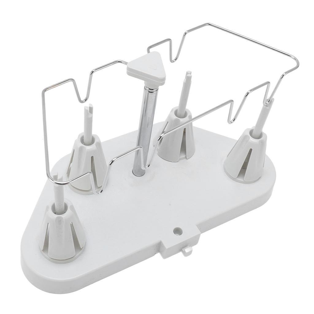 Garnrollenständer Multifunktional Trapezförmig 4 Garnrollenhalter Beweglich Höhenverstellbar Kunststoff für