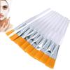 10PCS Face Mask Brush Applying Sleeping Mask Soft Applicator Brushes Plastic Handle
