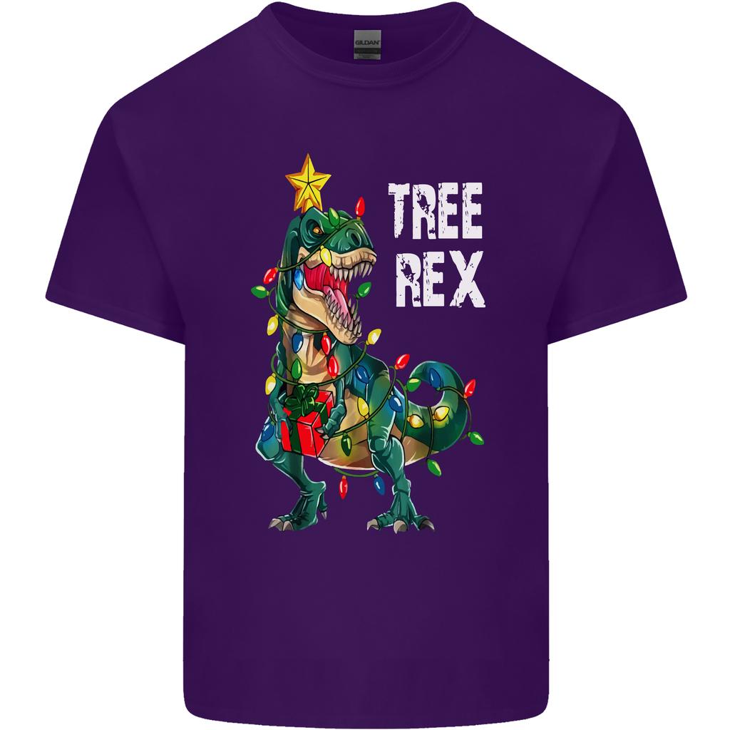 Tree Rex TRex Funny Christmas Dinosaur Unisexs Light Cotton TShirt