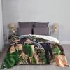 Natsu Erza Gray Lucy Happy Blankets Fairy Tail Anime Fuzzy Throw Blanket Summer Autumn Winter Decoration Soft Warm Bedspreads