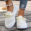 Large-sized Lazy Shoes Casual Women's Shoes Mom Shoes Low-top Flat Shoes
