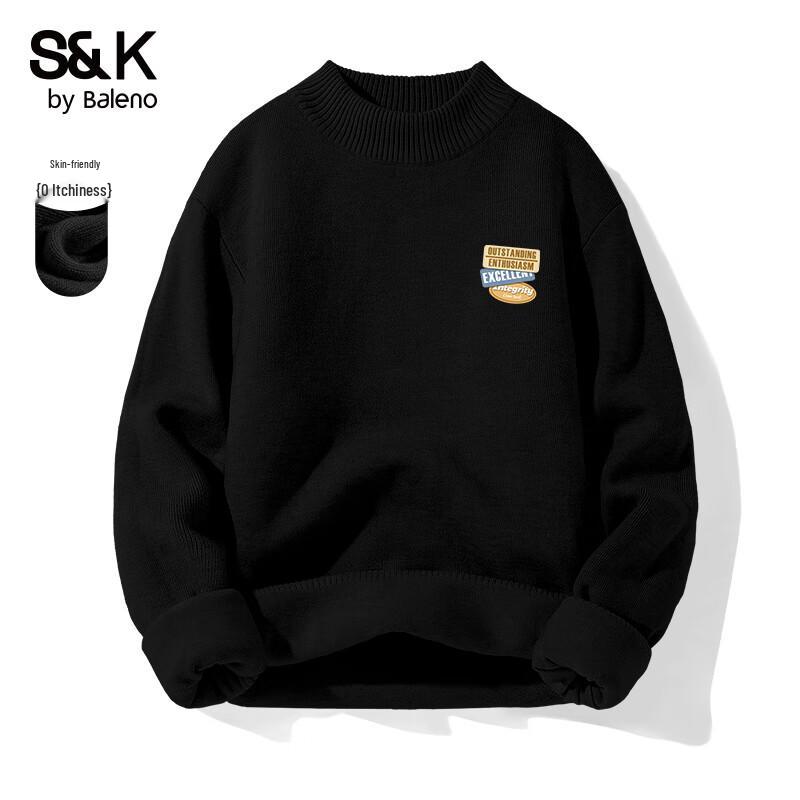 

Baleno Men s S&K Series Half-Turtleneck Knit Sweater 2XL