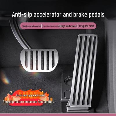 Aluminum Alloy Wear-Resistant Pedal Cover for Xiaomi SU7/YU7 Accelerator and Brake Modification