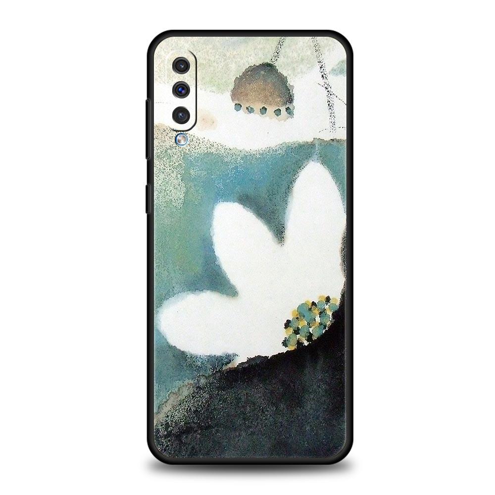 Art Lnk Wash Painting Flower Case For Samsung A56 A36 A26 A54 A52 A24 A14 A50 A72 A70 A06 A12 A22 A34 A42 A32 A04s A16 5G Cover