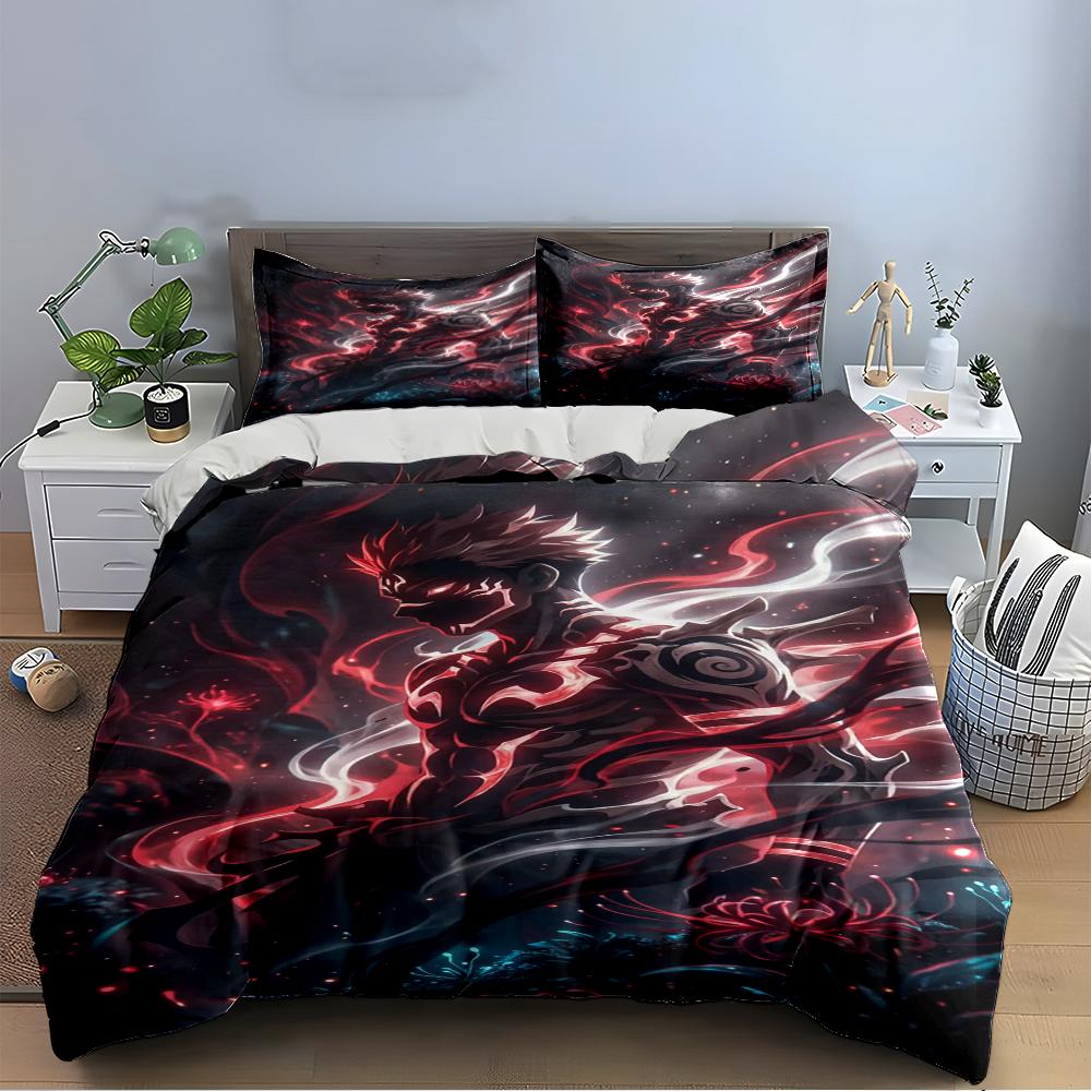 Fiery Warrior Bedding Set Bedding set (1 duvet cover, 2 pillowcases, duvet not included)