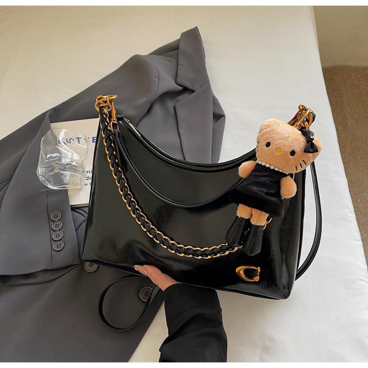 Wysokiej klasy Torba Retro, Mała Torba na Ramię dla Dojeżdżających, Mała Torba Crossbody dla Dojeżdżających, Mała Kwadratowa Torba