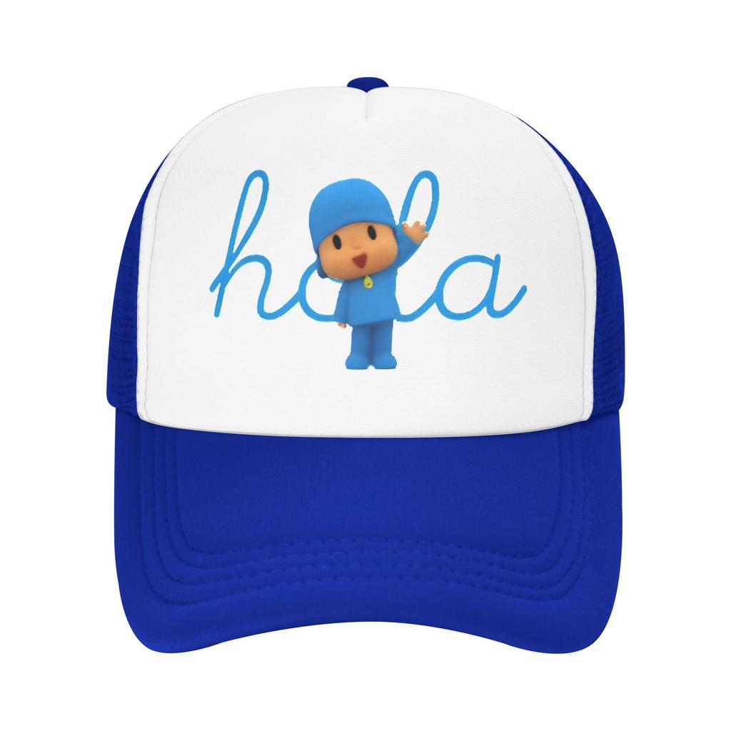 Pocoyoed  Friends Super Hero Friends  Trucker Caps Mesh Baseball Cap Snapback Caps Hat Trucker Hat Breathable Fishing Hat Summer