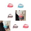 Cotton Linen Knitting Water Bucket Style Shoulder Bag For Kids And Teens