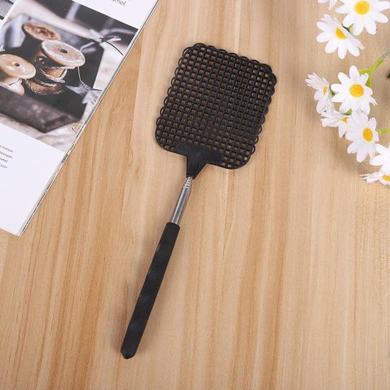 Extendable Fly Swatter Stainless Steel Telescopic Handle Insect Swatter Portable Mosquito Control Swatter for Insects Indoor Outdoor Kitchen