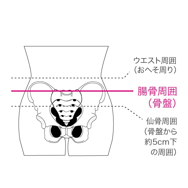 Bonbone Pro Hard Slim 2024 Model, Black, Size L, Waist Corset, Supporter, Waist Belt, for Fixing the Lower Back