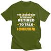 Male Legend Has Retired Be Charged A Consulting Fee T Shirts Pure Cotton Short Sleeve Tee Shirt Casual Loose Fit Clothes