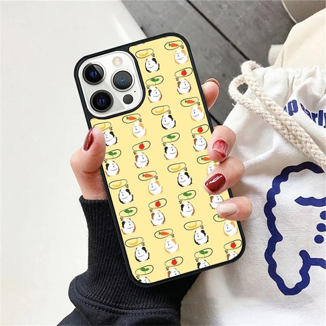 Pattern Guinea Pig Cute Coque Shell For iPhone 17 Air 15 16 14 13 12 Pro Max 11 Pro Max Plus Phone Case Cover