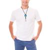 Vintage Oval Shape Stone Pendant Bolo Tie Western Braided Rope Adjustable Necktie Jewelry Shirt Collar Chain Necklace