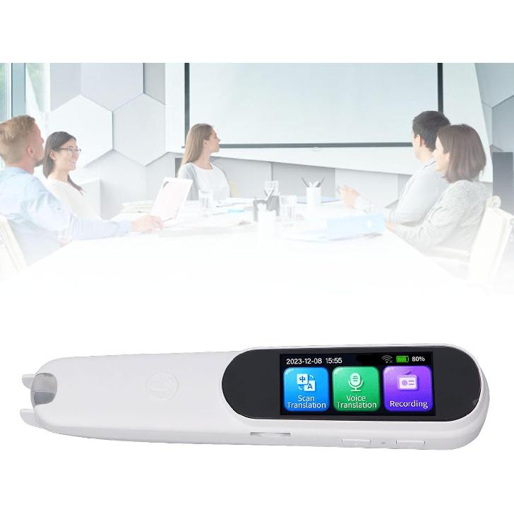 Portable Translator Pen, OCR Digital Translation Pen Scanner 112 Language Translator Device Support Text Extract Intelligent Recording Scanner for