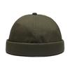 Men Solid Color Landlord Caps Spring and Autumn Melon Skin Hats Literary Hip Hop Hat Painter Cap