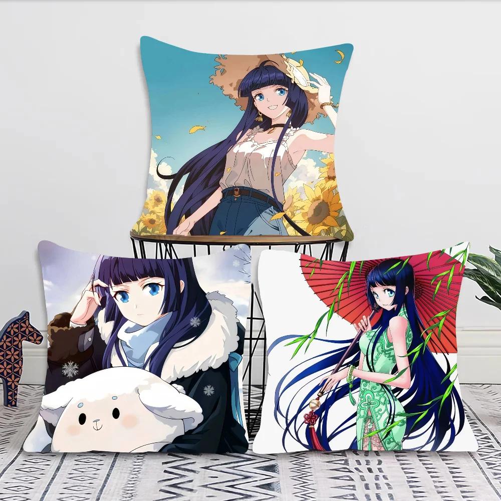 1PC Xiao Xun Er Animation Fights Through The Heavens Pillow Case Square Pillow Bedroom SofaCar Living Room Home Decoration 40X40