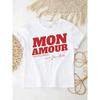 Malle Mon Amour - My Heart Burns Solely For You Overseas Printing Y2K Oversized Unisex T-Shirt For Men Women Retro 2000S Streetwear Baggy Graphic Tee