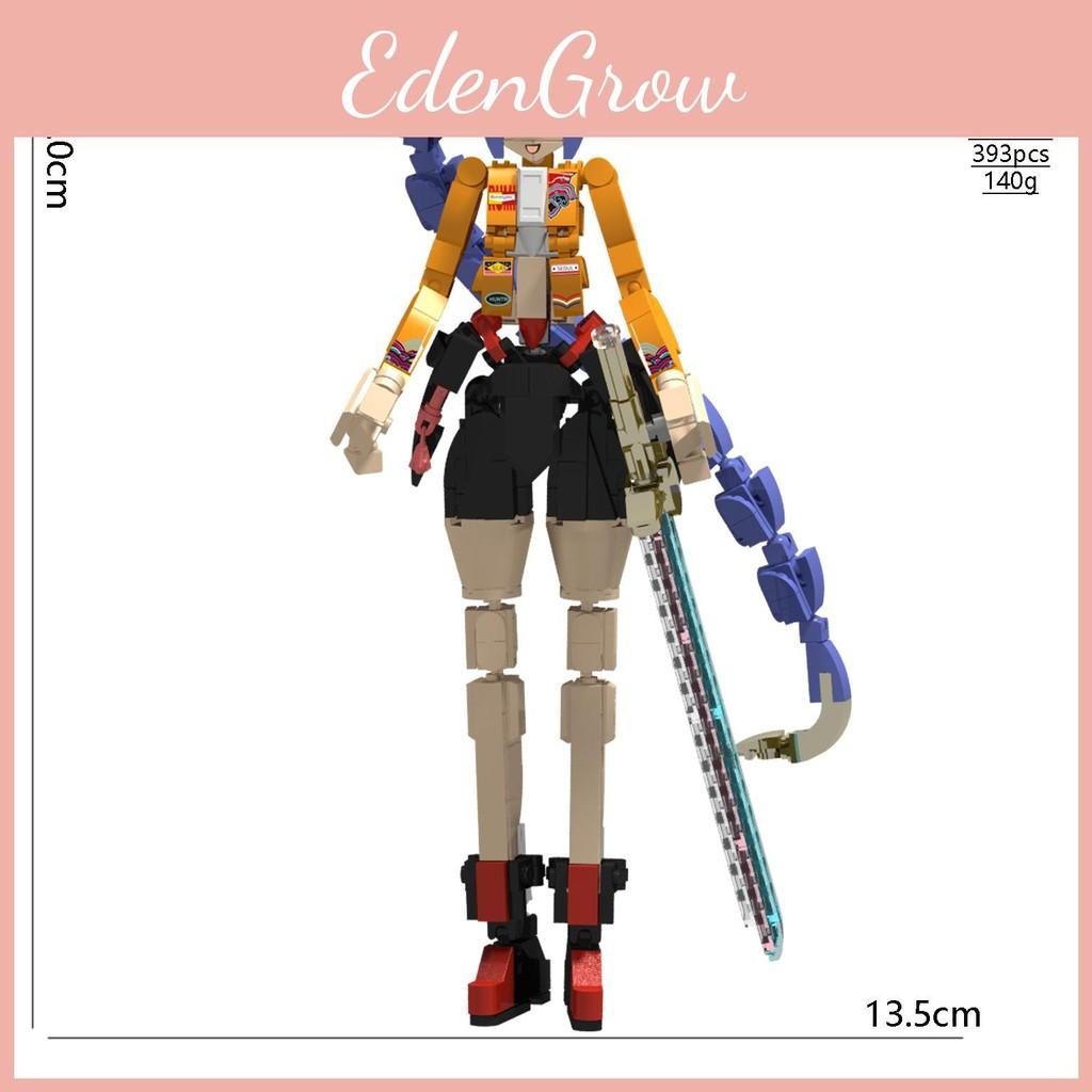 Demon Kpop Hunters Rumi Mira Zoey Anime Character Building Block Ornament Model