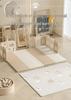 Compact Foldable Baby Playpen & Safety Fence with Integrated Crawling Mat for Indoor Use
