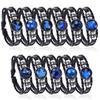 12 Constellation Zodiac Sign Charm Luminous Bracelets Men Women Vintage Multilayer Wrap Leather Bracelet Bangle Birthday Gift