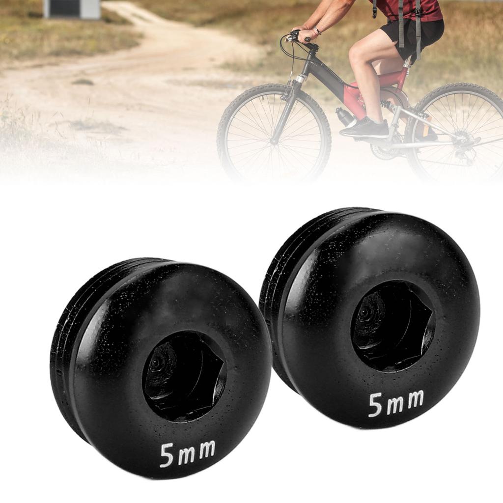 Cycle Pedal Screw Aluminum Alloy Thread 5MM Pedal Screw Cover for Mountain Cycle
