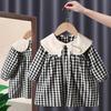 Spring Fall Toddler Kids Girls' Clothes Baby Bow Long Sleeved Dresses Children Girl Clothing Outer Casual Dress