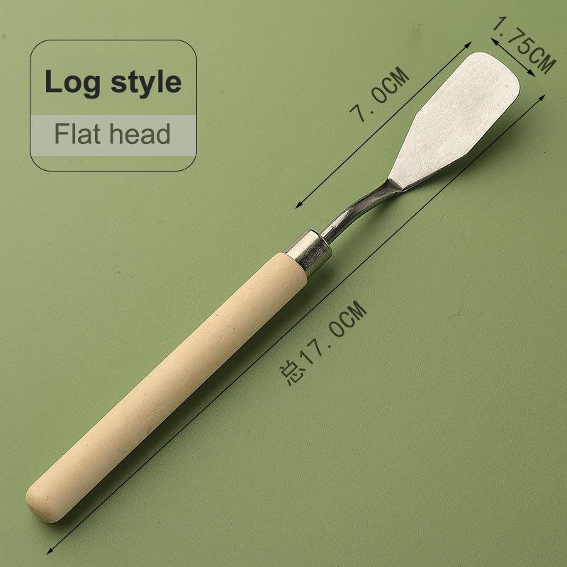 Stainless Steel Scraper Kit Palette Gouache Supplies Oil Painting Knife Fine