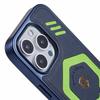 KIGC For iPhone 16 Pro Case Compatible with MagSafe Leather+PC+TPU Phone Cover