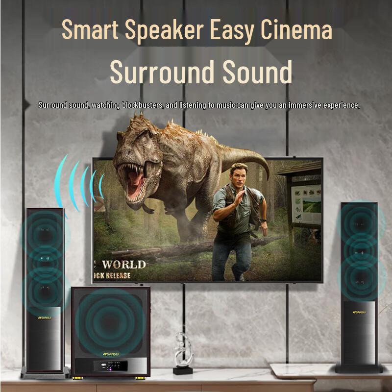 SANSUI GS-6000 Home Theater Bluetooth Speaker System CN plug (adapter included) (CN version)