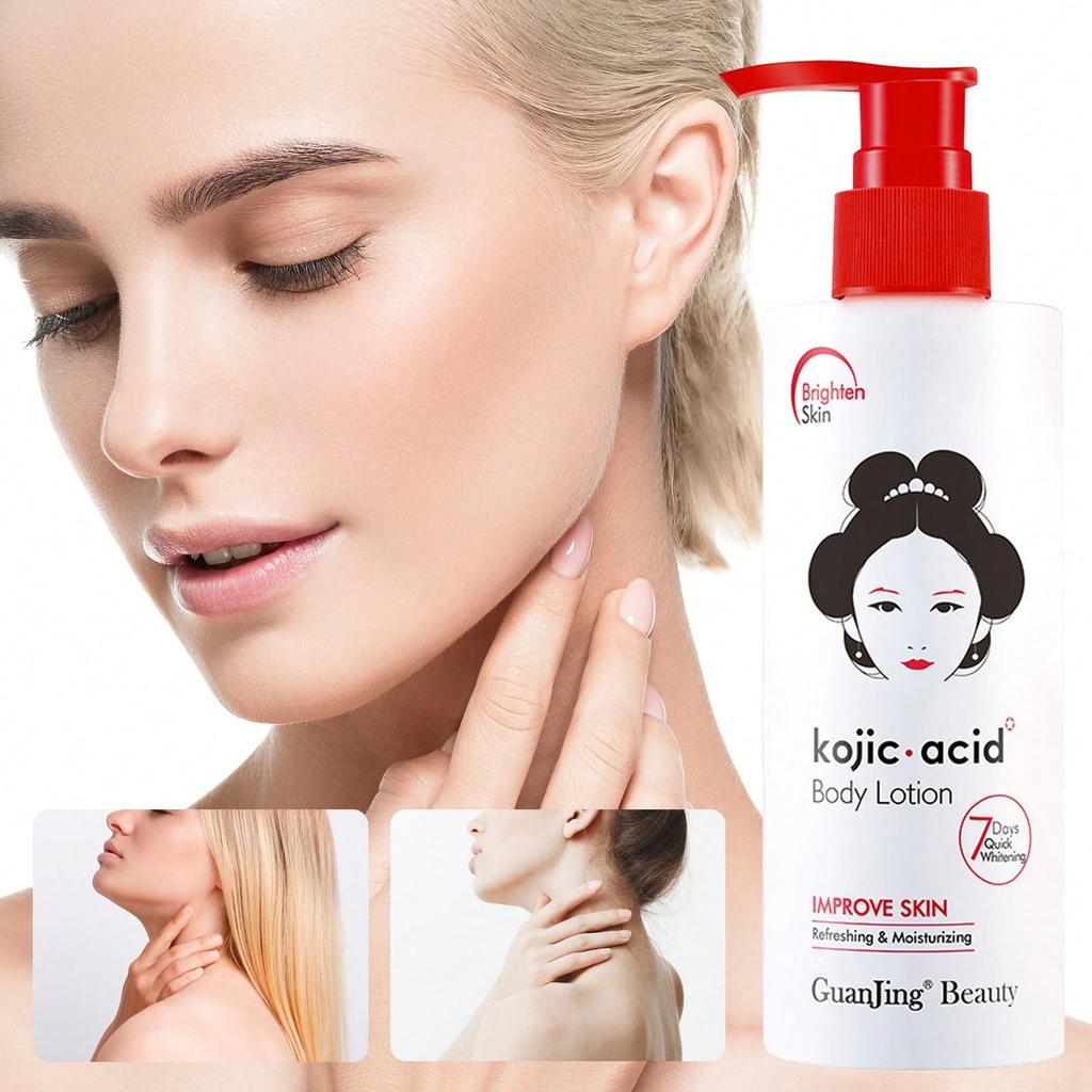 1PC 230g Kojic Acid Body Lotion, A Natural Skin Purifier For Face And Body, Contains Kojic Acid, Col