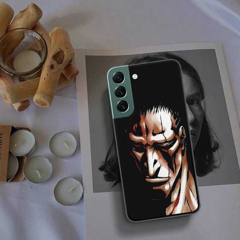 BLEACH Zaraki Kenpachi Phone Case For Samsung Galaxy S22 S25 Ultra S21 S10 Plus S26 Edge S20 S23 S24 FE Cover Silicone Soft