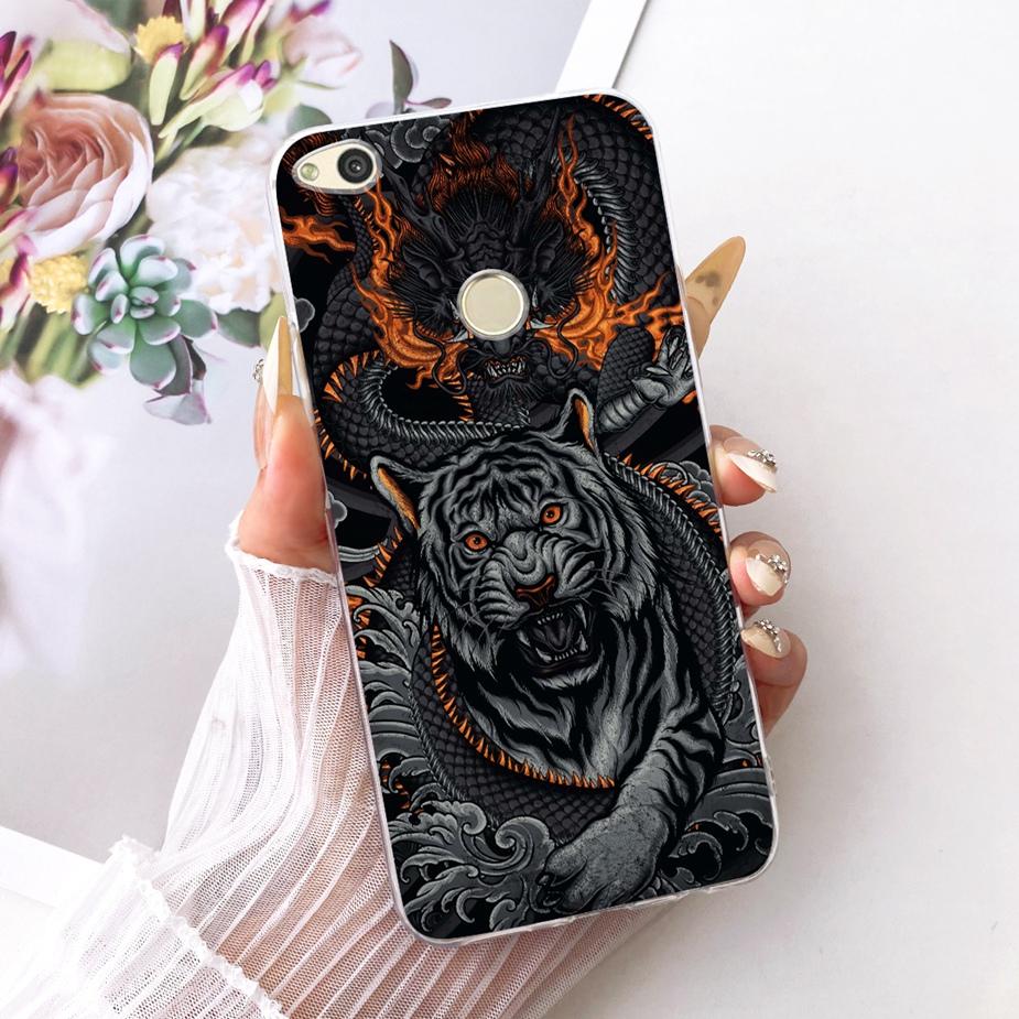 For Huawei P8 Lite 2017 Case Honor 8 Lite Luxury Flower Butterfly Painted Cover Soft Silicone Case For Huawei P9 Lite 2017 Shell