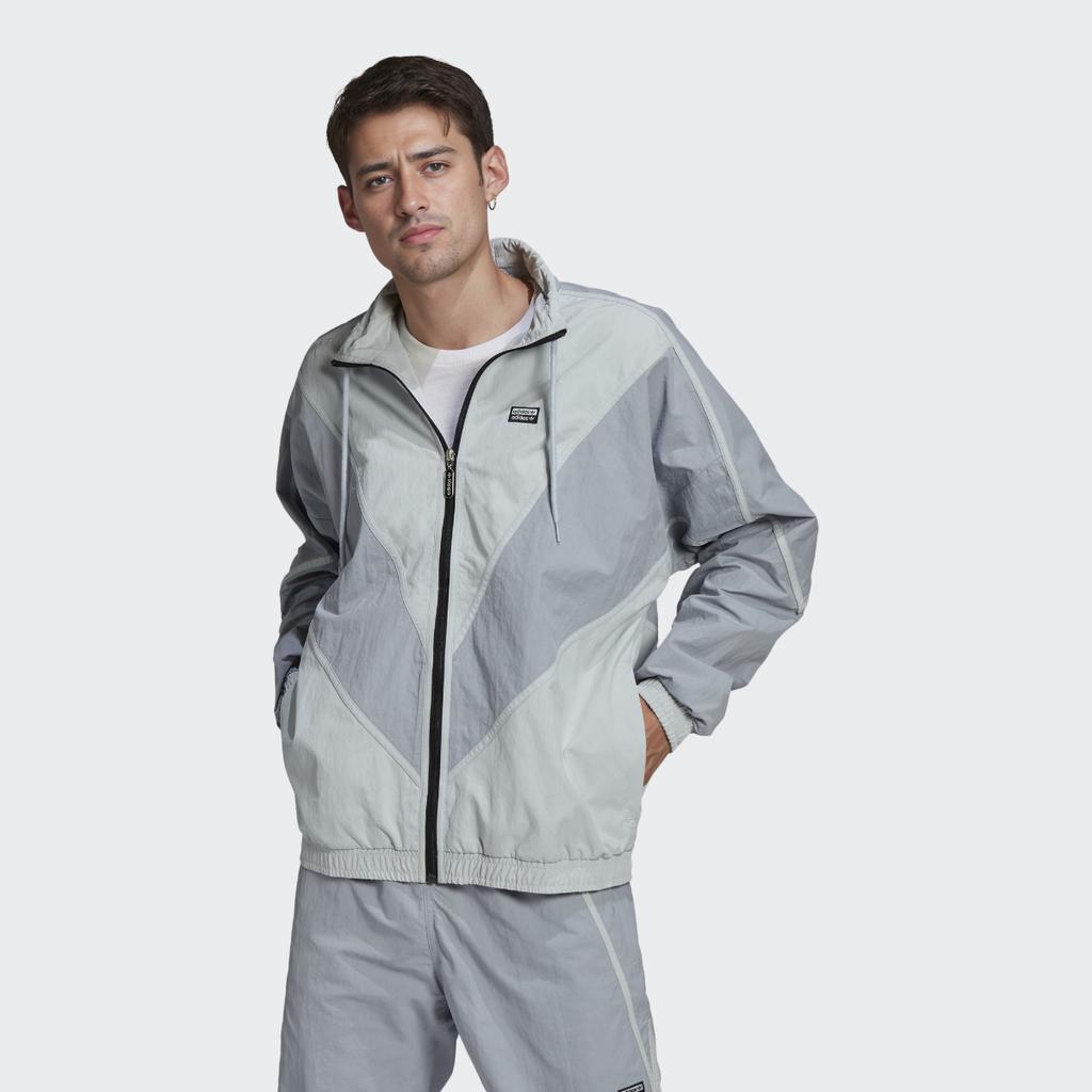 Adidas Originals V-Line Woven Track Jacket Men Jackets Silver-Grey GN3340 –  buy the best products in the Coolbe online store