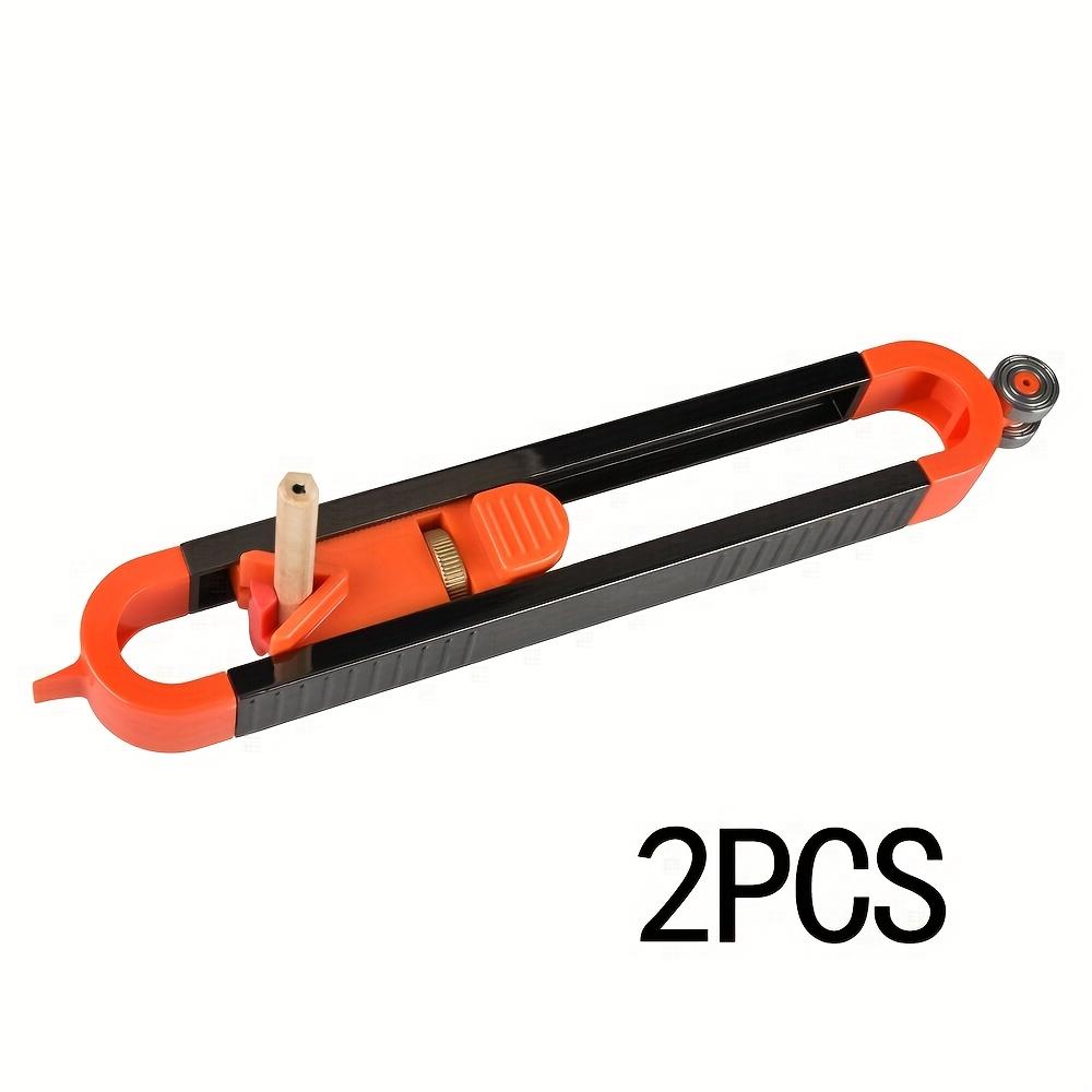Accurate Woodworking Measurement Tool Set - Profile Scribing Ruler With Lock & Adjustable Irregularity Radian!