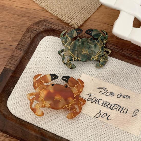 Women Hair Clip Crab Design No Damage To Hair Mini Hairpin Thick Thin Curly Straight Hair Small Sea Animal Hair Barrettes