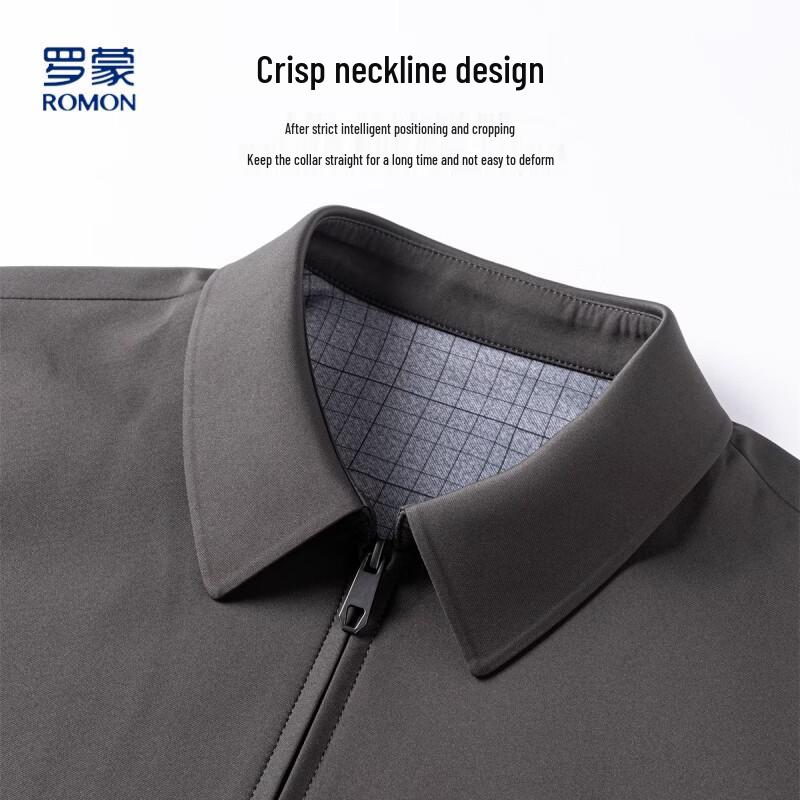 Romone Men's Business Casual Lapel Jacket