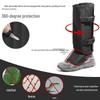 Waterproof Anti-Scratch Snake-Bite Resistant Outdoor Gaiters with Knee Pads for Hiking and Mountaineering