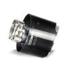 1pcs Car Carbon Fiber Exhaust Tip Muffler Pipe Universal Pipes Tail 63mm 2.5"Inlet 127mm 5"Outlet