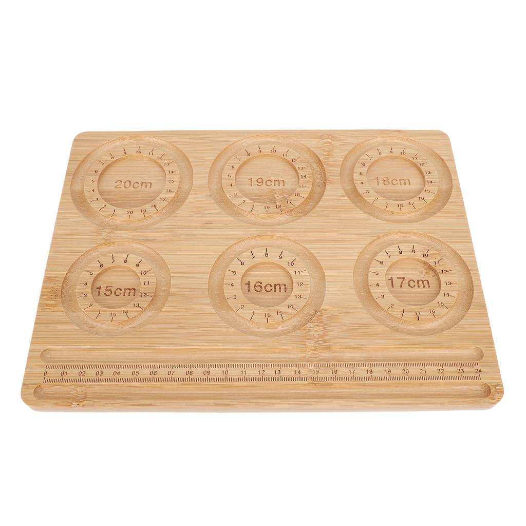 Schmuckherstellung Perlenbrett 15-20cm Skala   Holz Schmuckherstellung Zubehör Perlenablage für Handwerk