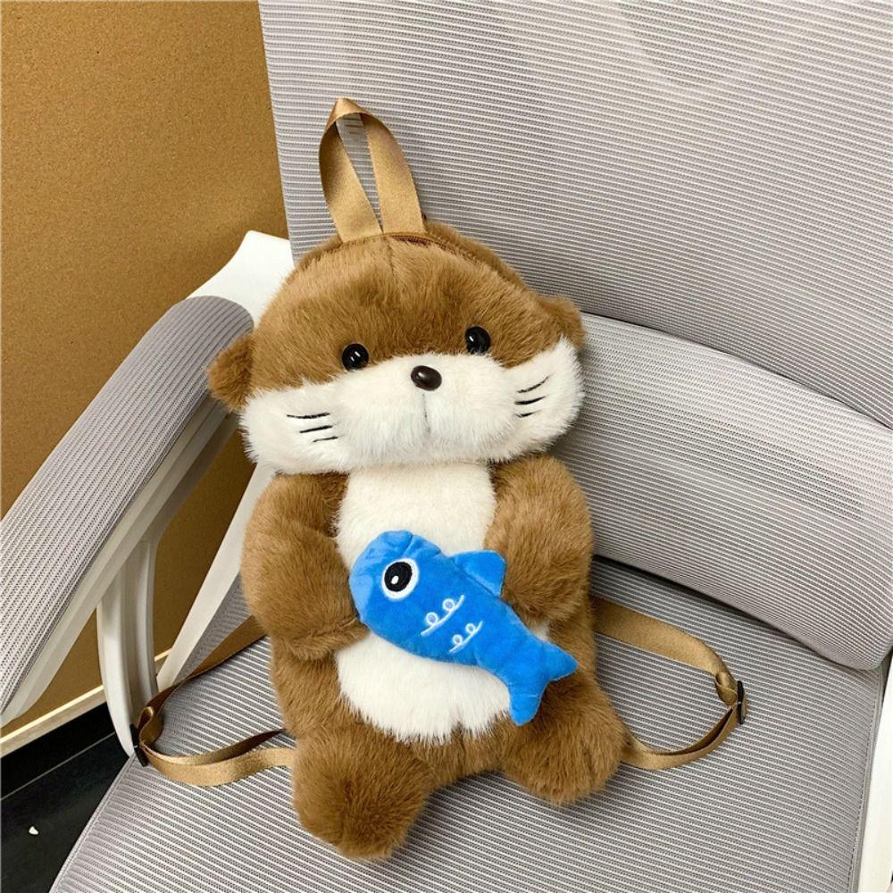 Adorable Simulation Animal Shoulder Bag Realistic Look Student School Bag  Birthday Gift