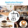 4 Cups Moka Pot Stainless Steel Coffee Pot Quickly Make Espresso Italian Coffee Machine Home Brewing Kettle for Electric Stove