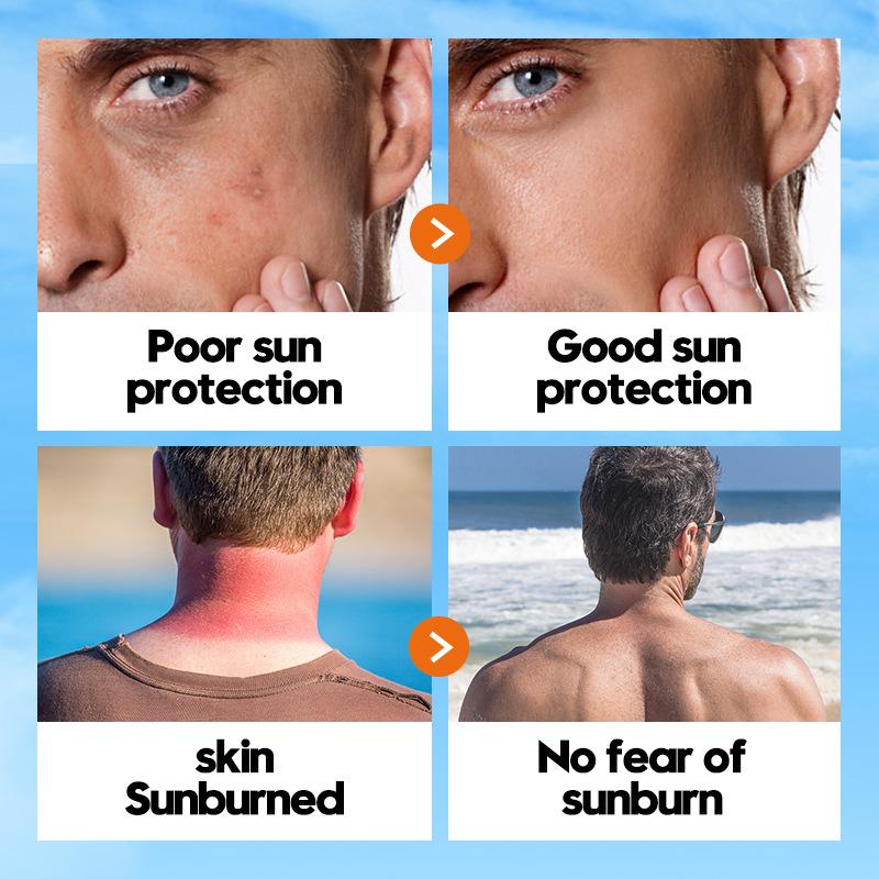 Men's Sunscreen SADOER Whitening Sunscreen UV Refreshing Sunscreen