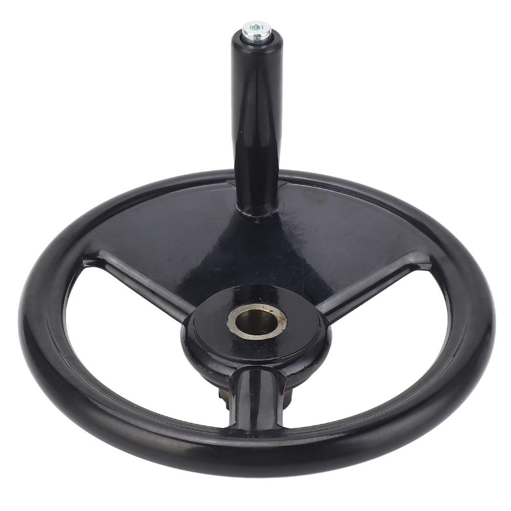Round Shape Milling Hand Wheel 22x250mm Rotary Handwheel Durable Lathe Handwheel For Grinders