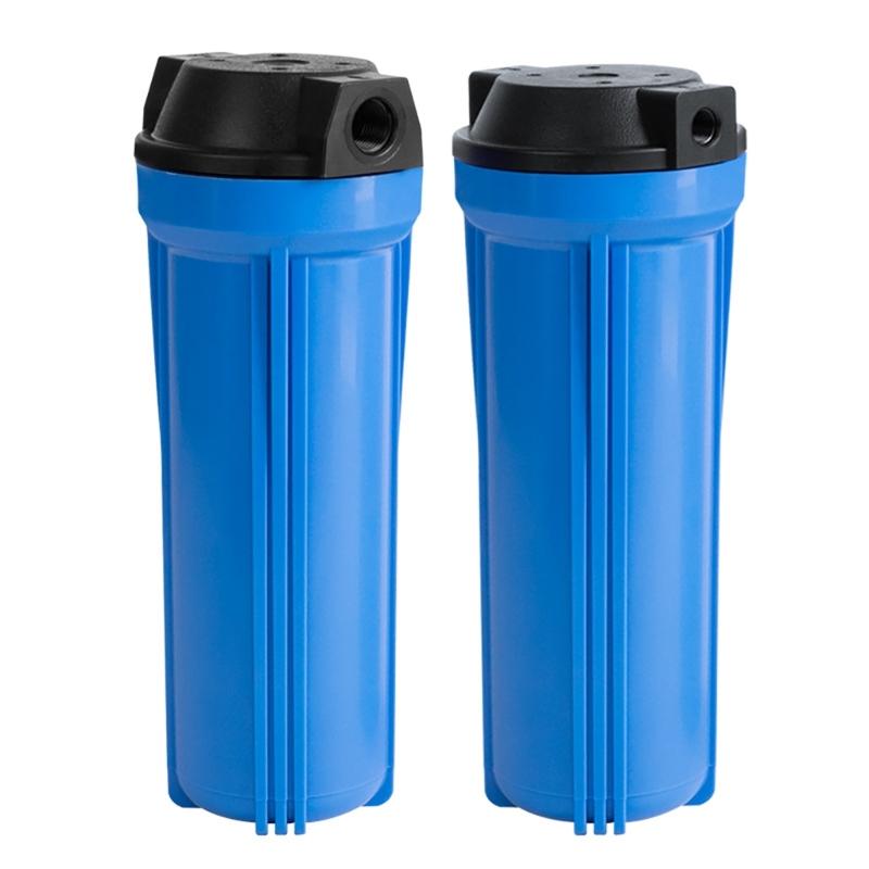 Pre-filtro per Purificatori d'Acqua Domestici Bottiglia Filtro Blu Resistente alle Alte Temperature per Cucine e Bagni
