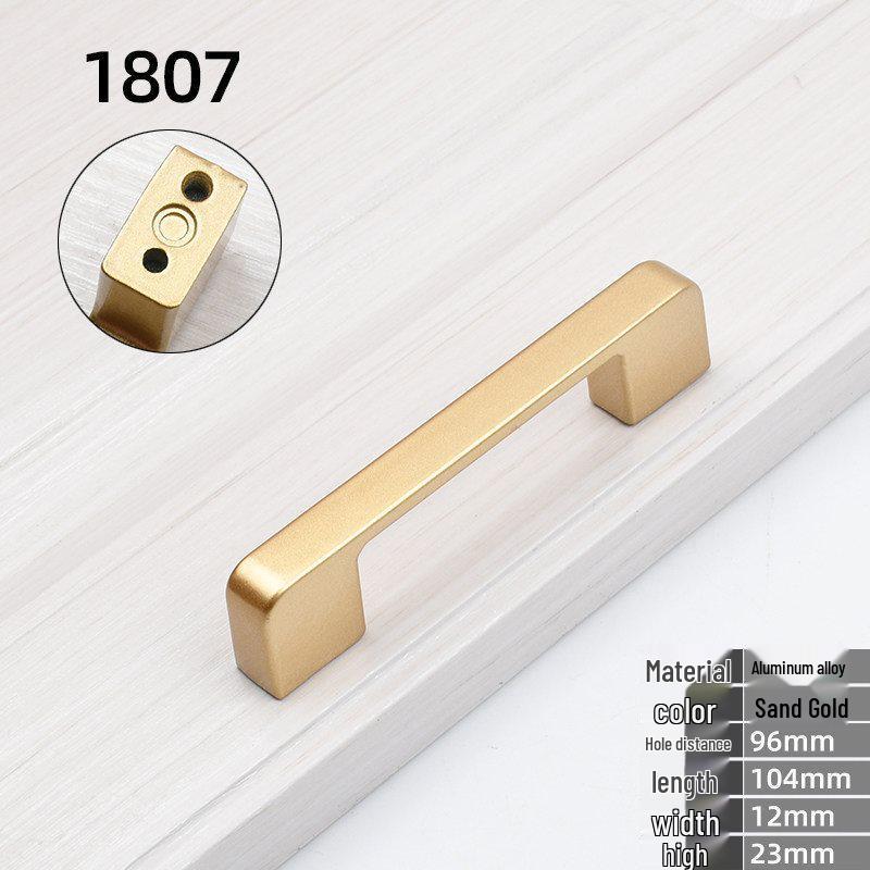 Modern Minimalist Gold Nordic Cabinet & Drawer Handles