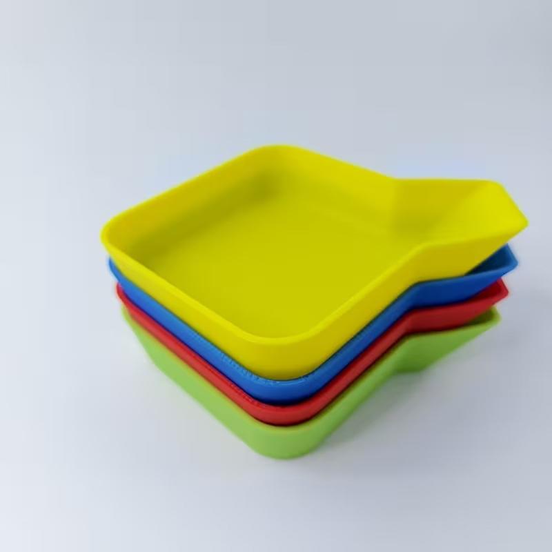 2/4Pcs Colorful Game Chip Trays Game Component Stands Game Coins Storage Tray Home Sorting Tray Portable Home Storage