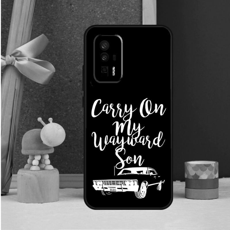 Supernatural CARRY ON WAYWARD SONS Case For Xiaomi 13 14 Ultra 13T 12T 11T 12 Lite POCO X6 M6 Pro X3 X4 X5 F3 F4 M5s F5 Cover