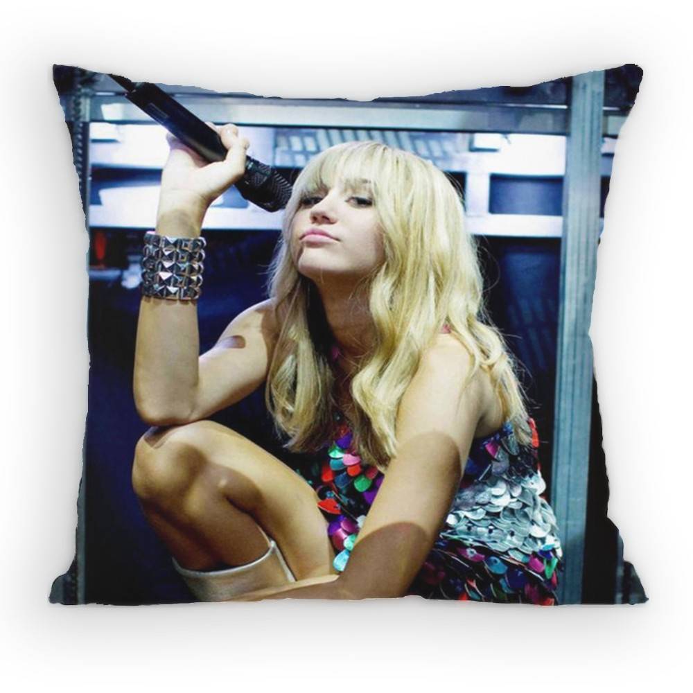 HHannah MMontana Pillow Case Sofa Living Room Bedroom Headboard Backrest Cushion Square Cushion Nap Time